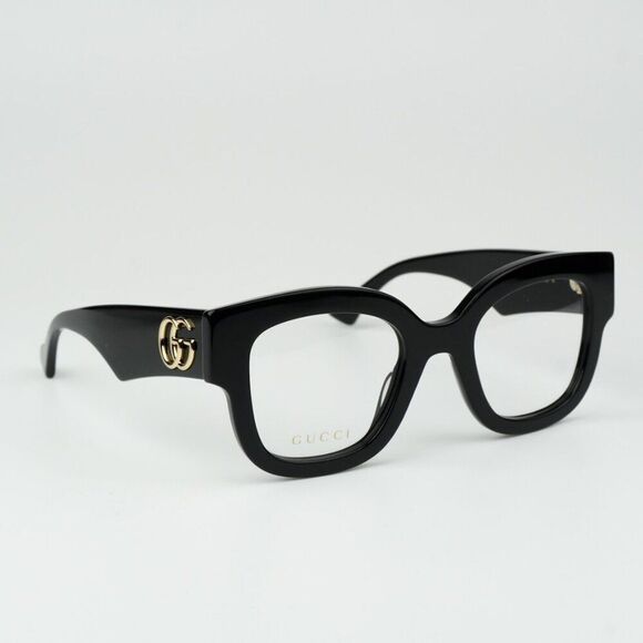 NEW Gucci GG1423O 001 Black Square Women Eyeglasses GG 1423O